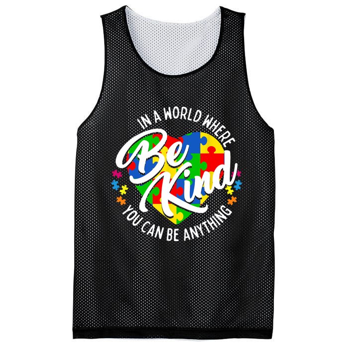 In A World Where You Can Be Anything Be Kind Kindness Mesh Reversible Basketball Jersey Tank