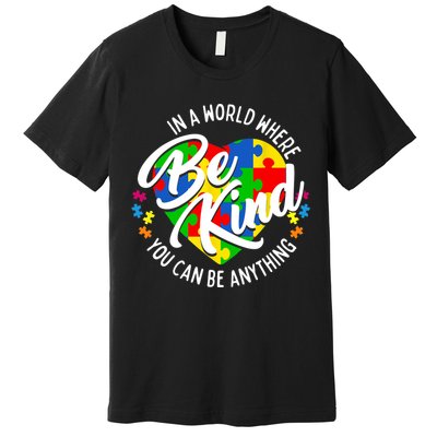 In A World Where You Can Be Anything Be Kind Kindness Premium T-Shirt