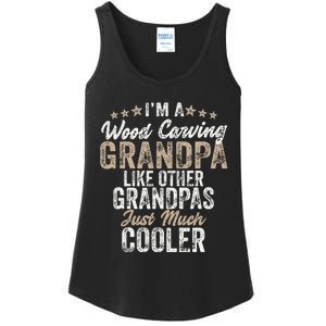 I'm A Wood Carving Grandpa Wood Carver Gifts Wood Carving Ladies Essential Tank