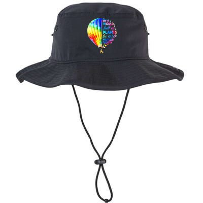 In A World Full Of Planes Be A Hot Air Balloon Bucket Hat