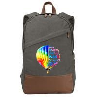 In A World Full Of Planes Be A Hot Air Balloon Cotton Canvas Backpack