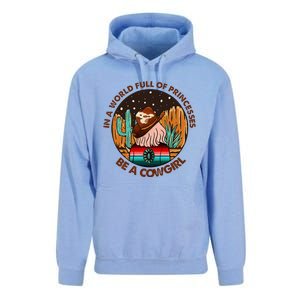 In A World Full Of Princesses Be A Cow Country Gift Unisex Surf Hoodie