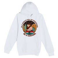 In A World Full Of Princesses Be A Cow Country Gift Premium Pullover Hoodie