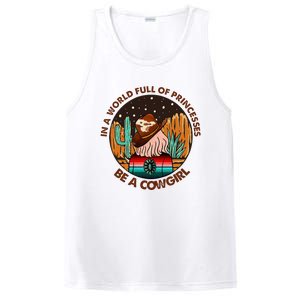 In A World Full Of Princesses Be A Cow Country Gift PosiCharge Competitor Tank