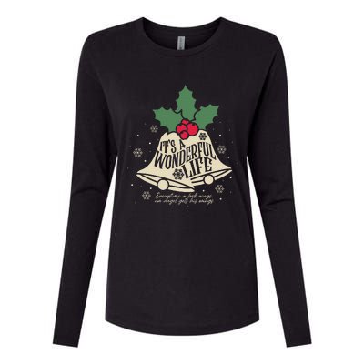 ItS A Wonderful Life Everytime A Bell Rings Christmas Movie Womens Cotton Relaxed Long Sleeve T-Shirt