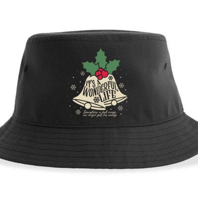 ItS A Wonderful Life Everytime A Bell Rings Christmas Movie Sustainable Bucket Hat