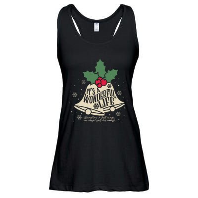 ItS A Wonderful Life Everytime A Bell Rings Christmas Movie Ladies Essential Flowy Tank