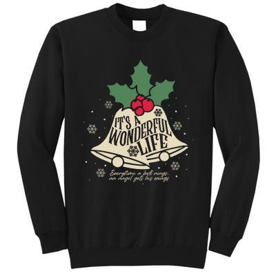 ItS A Wonderful Life Everytime A Bell Rings Christmas Movie Tall Sweatshirt