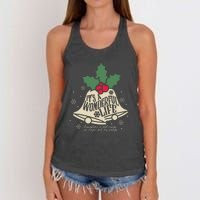 ItS A Wonderful Life Everytime A Bell Rings Christmas Movie Women's Knotted Racerback Tank