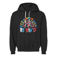 In A World Where You Can Be Anything Be Kind Book Lover Reading Fan Garment-Dyed Fleece Hoodie