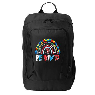 In A World Where You Can Be Anything Be Kind Book Lover Reading Fan City Backpack