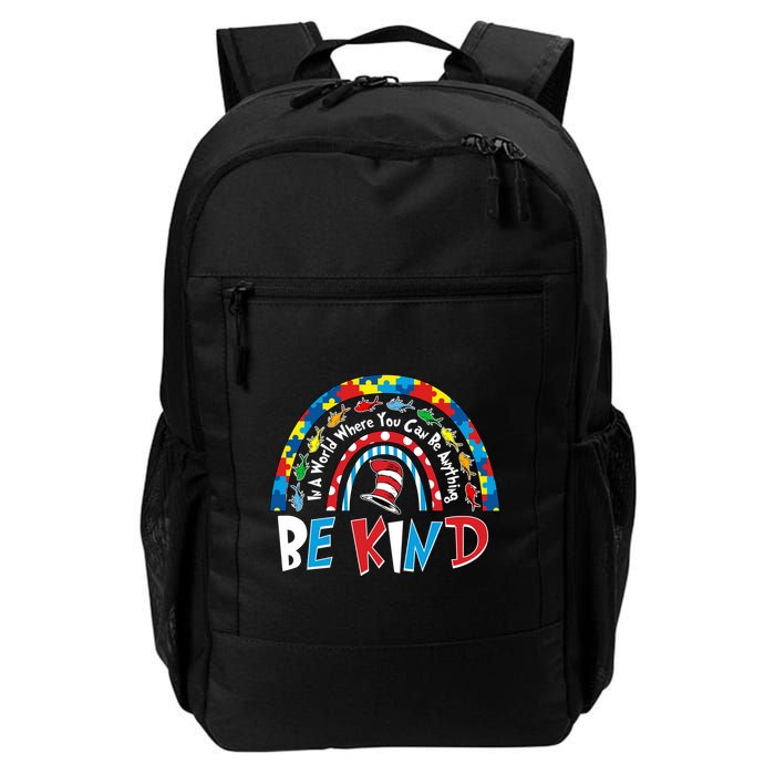In A World Where You Can Be Anything Be Kind Book Lover Reading Fan Backpack