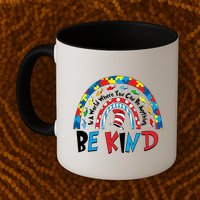 In A World Where You Can Be Anything Be Kind Book Lover Reading Fan Mug
