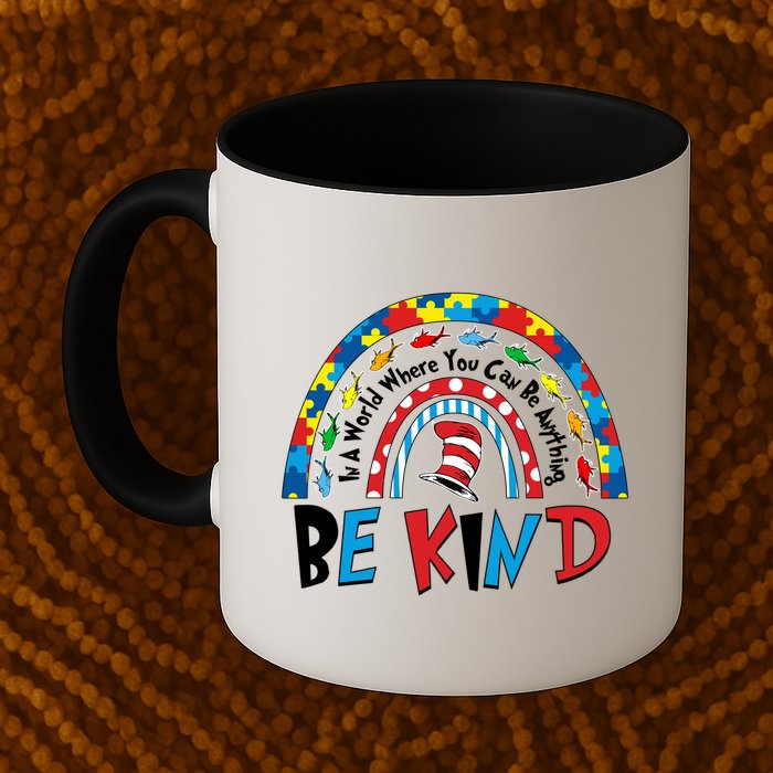 In A World Where You Can Be Anything Be Kind Book Lover Reading Fan Mug