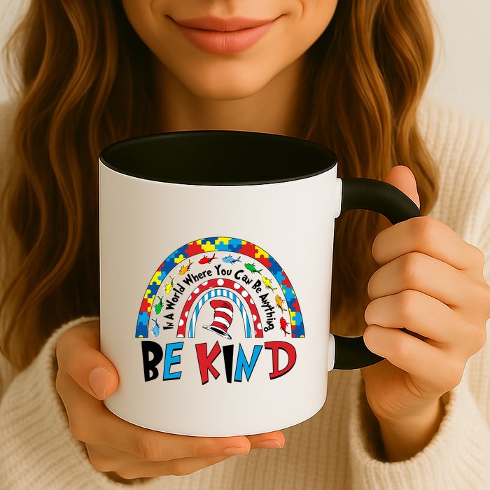 In A World Where You Can Be Anything Be Kind Book Lover Reading Fan Mug