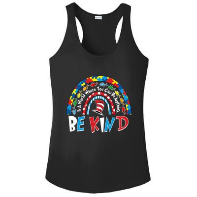 In A World Where You Can Be Anything Be Kind Book Lover Reading Fan Ladies PosiCharge Competitor Racerback Tank