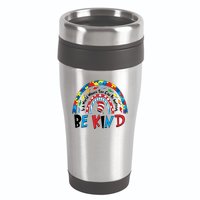 In A World Where You Can Be Anything Be Kind Book Lover Reading Fan 16oz Travel Tumbler