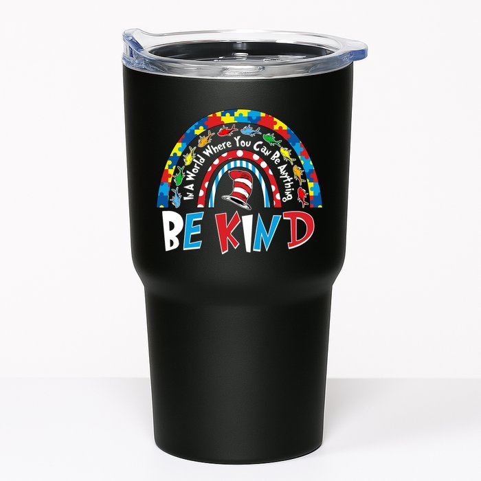 In A World Where You Can Be Anything Be Kind Book Lover Reading Fan Tumbler