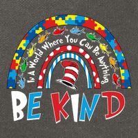 In A World Where You Can Be Anything Be Kind Book Lover Reading Fan Cotton Canvas Backpack