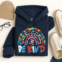 In A World Where You Can Be Anything Be Kind Book Lover Reading Fan Hoodie