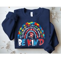 In A World Where You Can Be Anything Be Kind Book Lover Reading Fan Sweatshirt