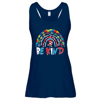 In A World Where You Can Be Anything Be Kind Book Lover Reading Fan Ladies Essential Flowy Tank