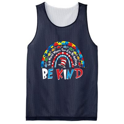 In A World Where You Can Be Anything Be Kind Book Lover Reading Fan Mesh Reversible Basketball Jersey Tank