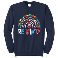 In A World Where You Can Be Anything Be Kind Book Lover Reading Fan Tall Sweatshirt
