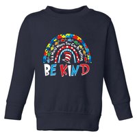 In A World Where You Can Be Anything Be Kind Book Lover Reading Fan Toddler Sweatshirt