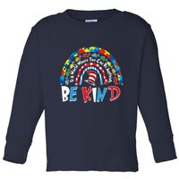 In A World Where You Can Be Anything Be Kind Book Lover Reading Fan Toddler Long Sleeve Shirt