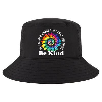 In A World Where You Can Be Anything Be Kind Sign Language Cool Comfort Performance Bucket Hat