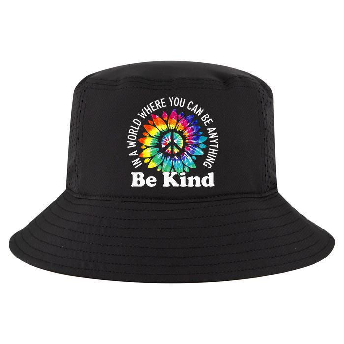 In A World Where You Can Be Anything Be Kind Sign Language Cool Comfort Performance Bucket Hat