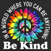 In A World Where You Can Be Anything Be Kind Sign Language Cool Comfort Performance Bucket Hat