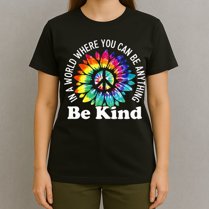 In A World Where You Can Be Anything Be Kind Sign Language T-Shirt