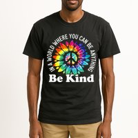 In A World Where You Can Be Anything Be Kind Sign Language Tall T-Shirt