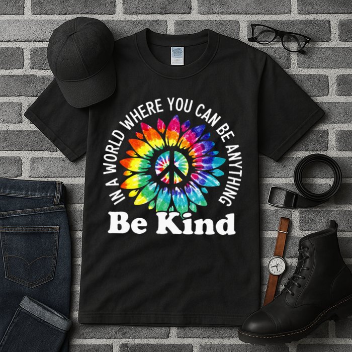 In A World Where You Can Be Anything Be Kind Sign Language Tall T-Shirt