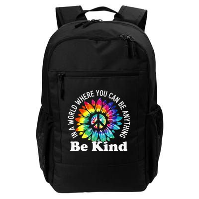 In A World Where You Can Be Anything Be Kind Sign Language Backpack