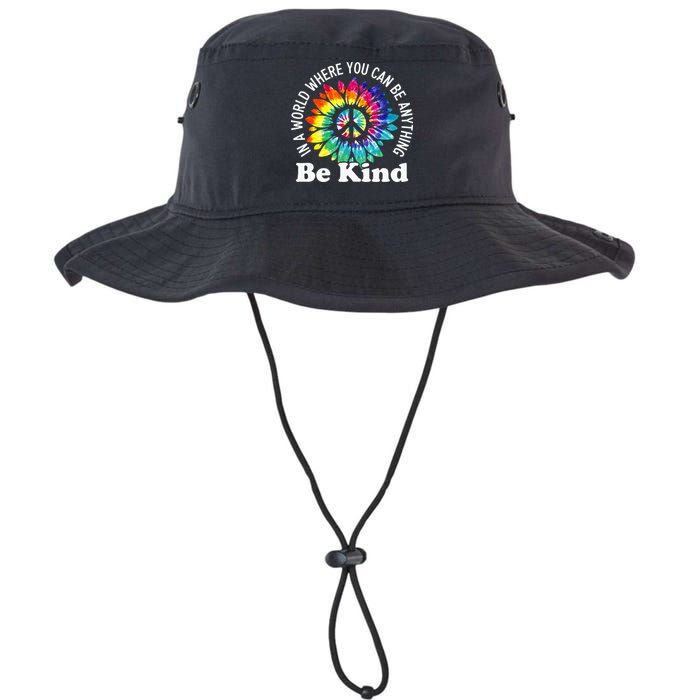 In A World Where You Can Be Anything Be Kind Sign Language Bucket Hat