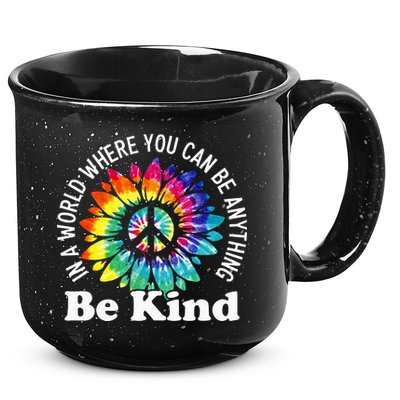 In A World Where You Can Be Anything Be Kind Sign Language 15oz Campfire Ceramic Mug