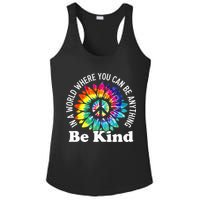 In A World Where You Can Be Anything Be Kind Sign Language Ladies PosiCharge Competitor Racerback Tank