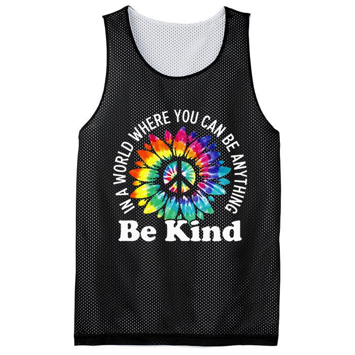 In A World Where You Can Be Anything Be Kind Sign Language Mesh Reversible Basketball Jersey Tank