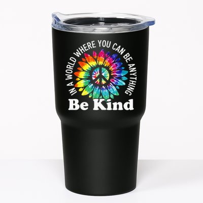 In A World Where You Can Be Anything Be Kind Sign Language Tumbler