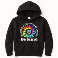In A World Where You Can Be Anything Be Kind Sign Language Kids Hoodie