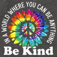 In A World Where You Can Be Anything Be Kind Sign Language Vector Backpack