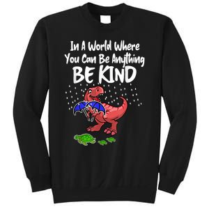 In A World Where You Can Be Anything Be Kind Kindness Sweatshirt