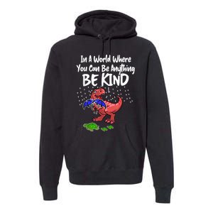 In A World Where You Can Be Anything Be Kind Kindness Premium Hoodie