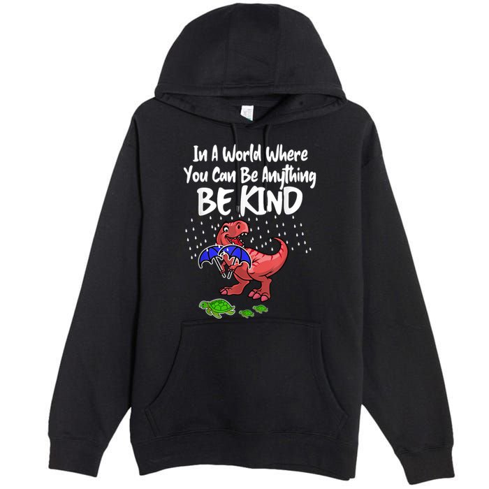 In A World Where You Can Be Anything Be Kind Kindness Premium Pullover Hoodie