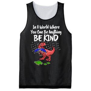 In A World Where You Can Be Anything Be Kind Kindness Mesh Reversible Basketball Jersey Tank