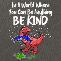 In A World Where You Can Be Anything Be Kind Kindness Cotton Canvas Backpack