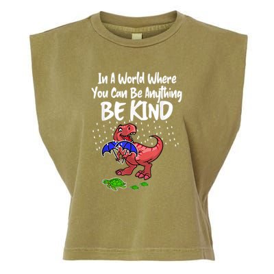 In A World Where You Can Be Anything Be Kind Kindness Garment-Dyed Women's Muscle Tee